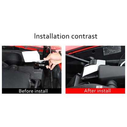 Silver Stainless steel RADIATOR SHROUD COVER Engine Trim For Corvette C6 05-13 9