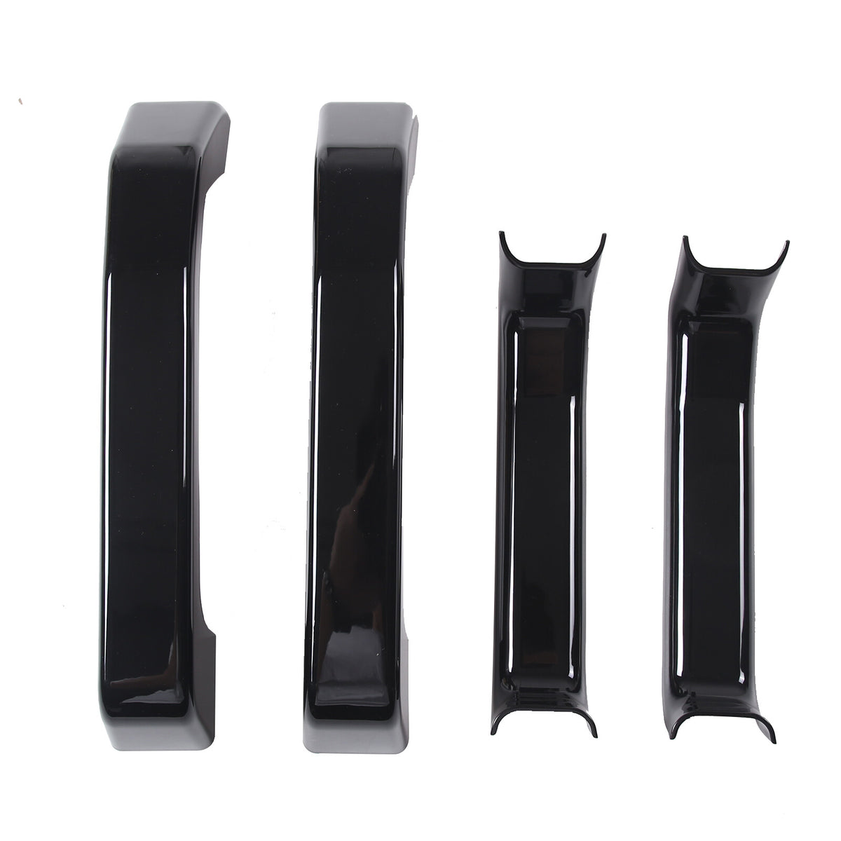 Glossy Piano Black Front Bumper Exterior Trim Cover Set For Hummer H2 2003-2009 - Styles 1-5 58