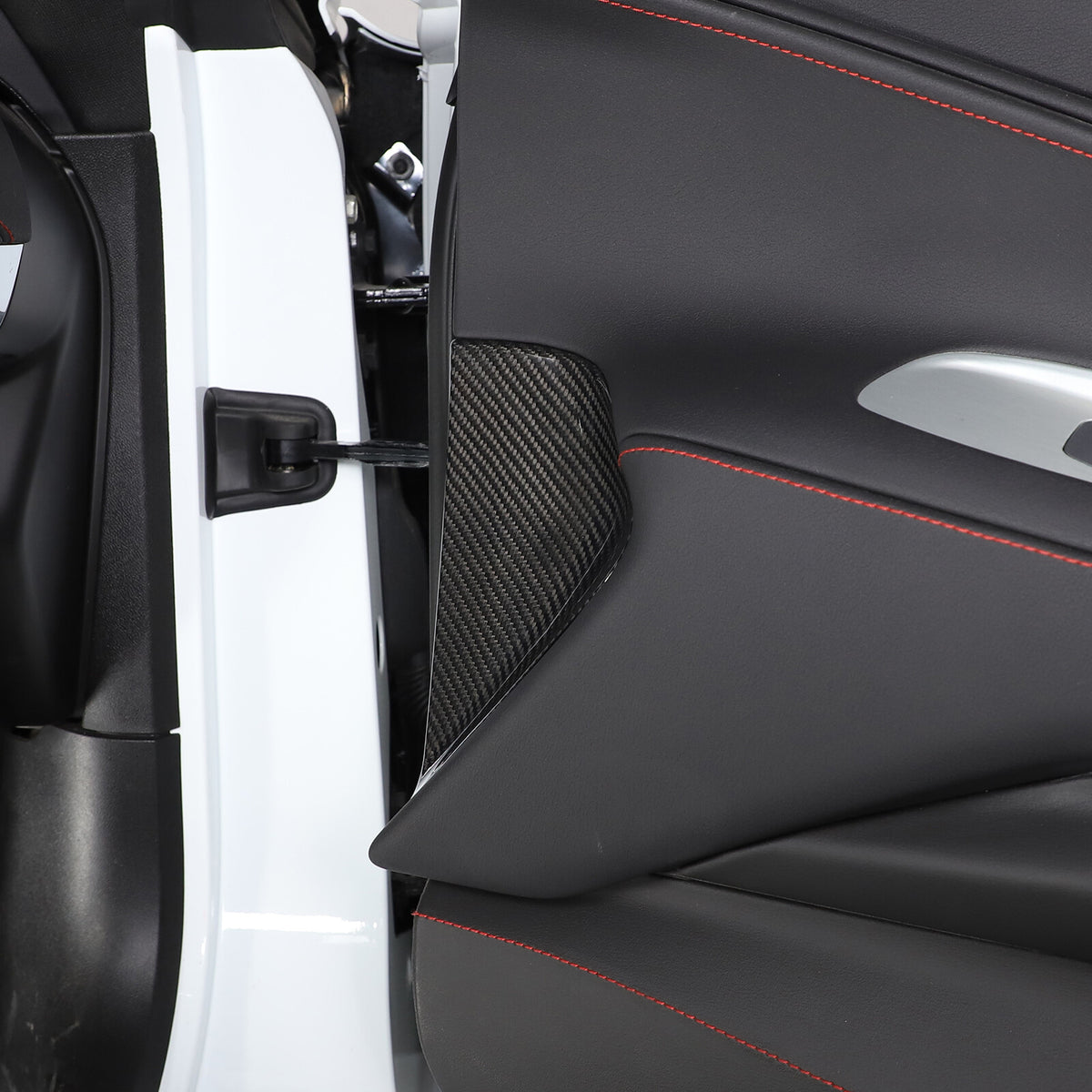 Real Dry Carbon Fiber Full Interior Center Set Trim Kit For Corvette C8 20-25 US - Styles 46-50 13