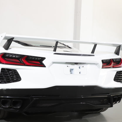 Matte Black ABS Reverse Light Protection Grille Trim For Corvette C8 20+ US 17