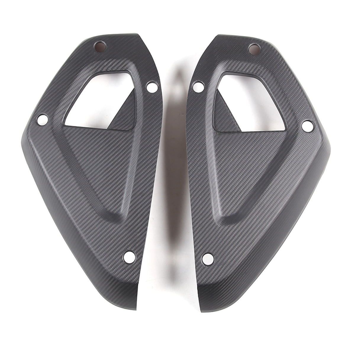 Matte Real Carbon Fiber Dashboard Sides Panel Trim For Land Rover Defender 20-23 13