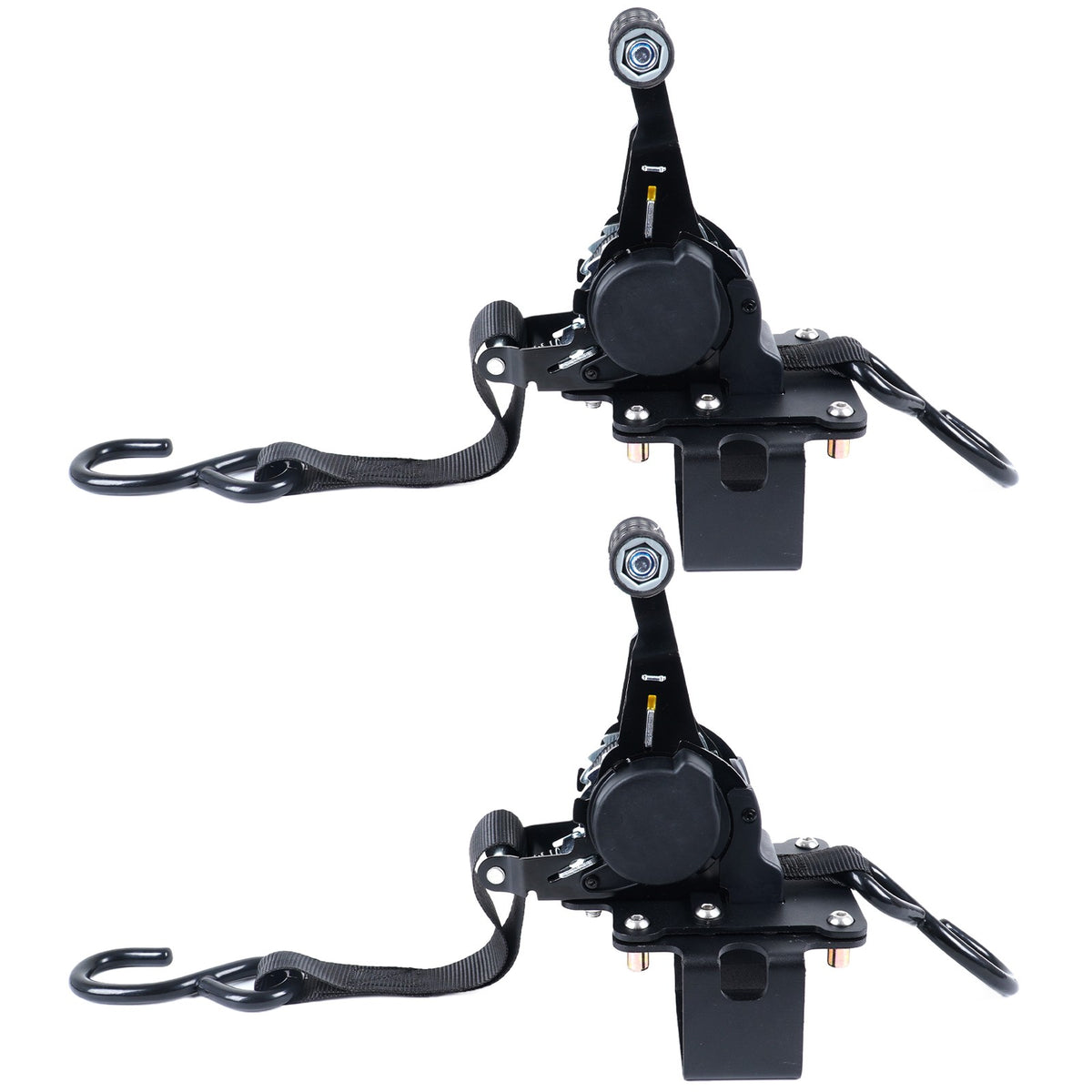 Truck Bed Retractable Ratchet Tie Down Straps Tightener For Ford Maverick 2022+ 24