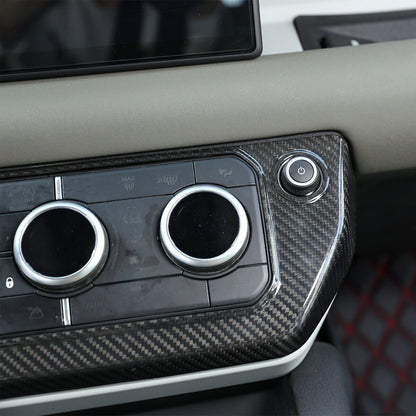Real Dry Carbon Fiber Full Interior Trim Set For LR Defender 90 110 L663 20-23 78
