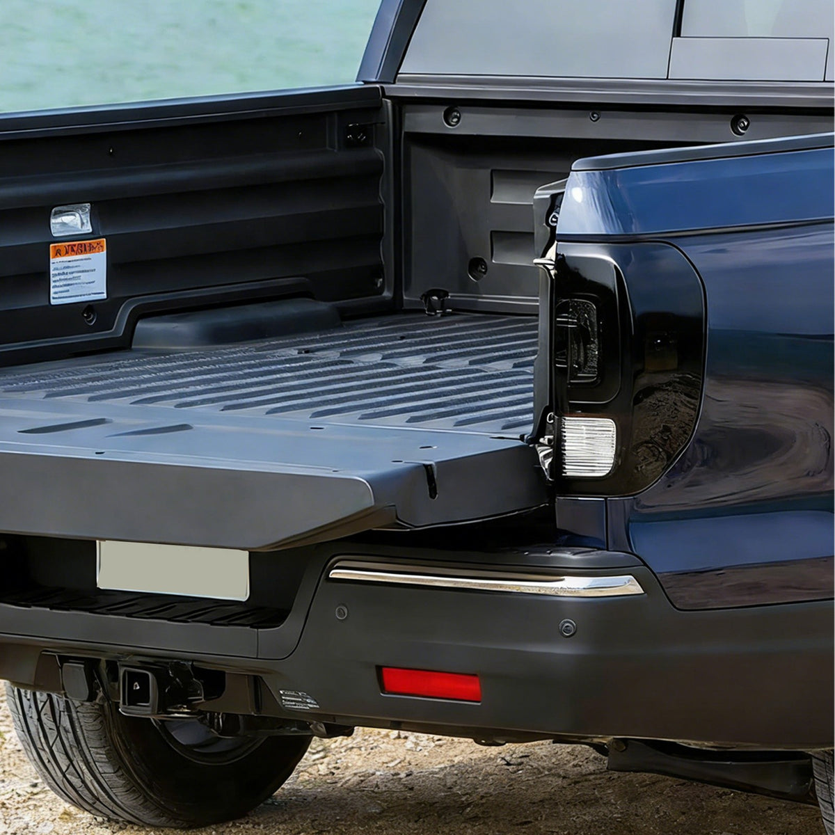Smoked Black Taillight Lamp Cover Trim Overlays For Honda Ridgeline 2017+ US 18