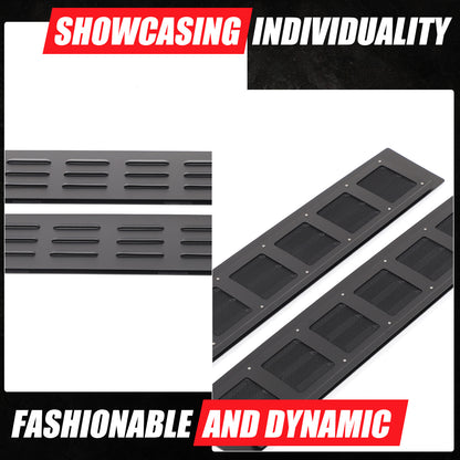 Rear Door Window Louver Air Vent Panel Trim Cover For Toyota Highlander 2022+ 14