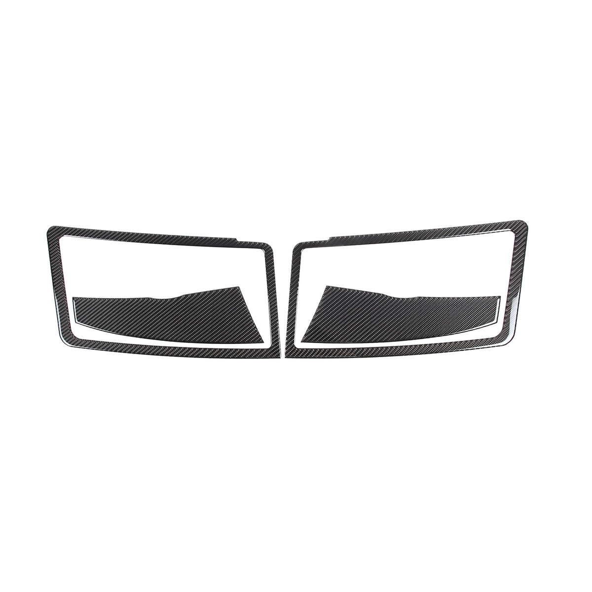 Carbon fiber Front headlight lamp cover Trim For Land Rover Defender 90 110 20+ 10