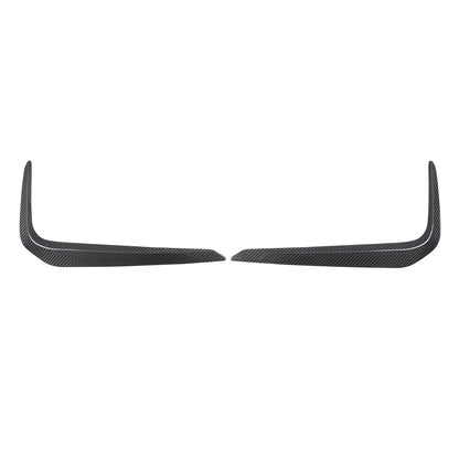Real Carbon Fiber Front Fog Light Lamp Strip Trim For BMW 5 Series G30 2018-2020 5
