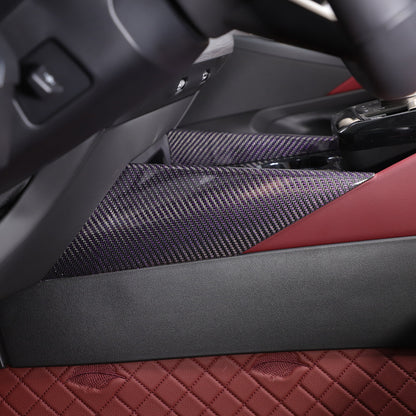 Real Carbon Fiber Center console Gear Shift Side Trim For BMW 5 Series G60 2024+ 19