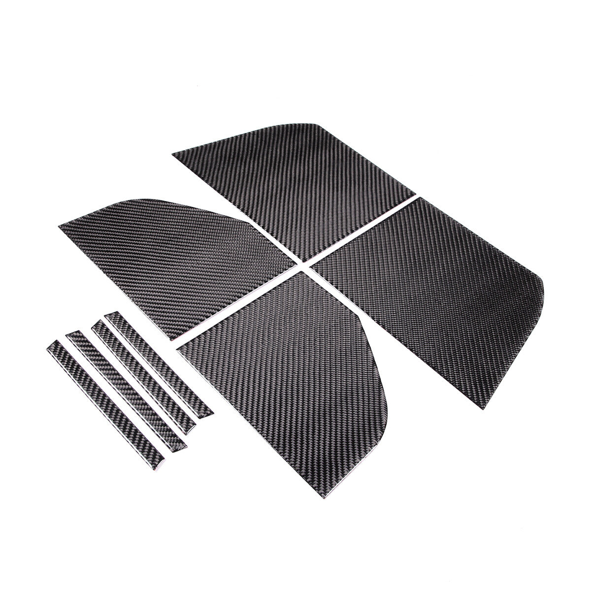 Soft Carbon Fiber Inner Door Anti-Kick Panel Cover Trim For Ford Maverick 2022+ 10