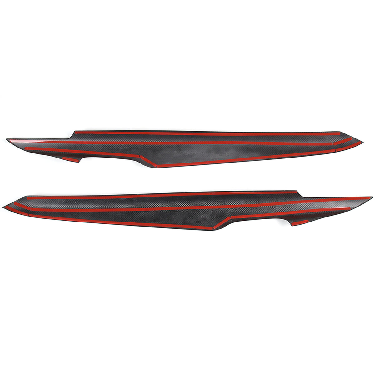 Real Carbon fiber Interior Inner Door Panel Cover Trim for Corvette C8 20-26 US 18