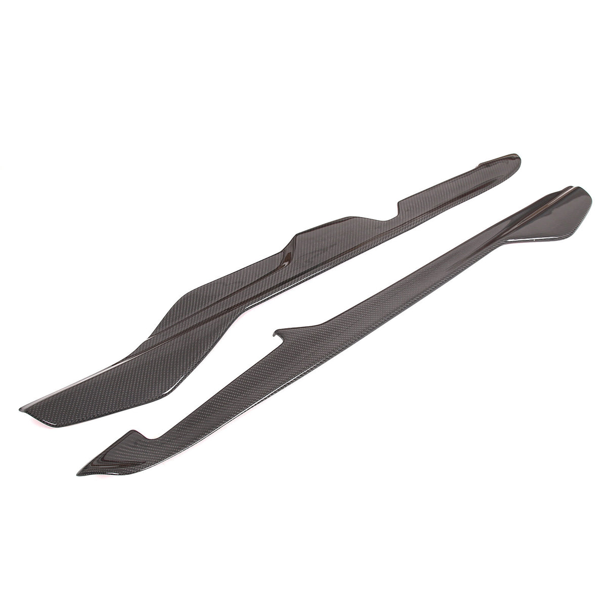 Carbon Central Console Side Panel Strip Trim For C8 Corvette Z06 Z51 Coupe 20-26 14