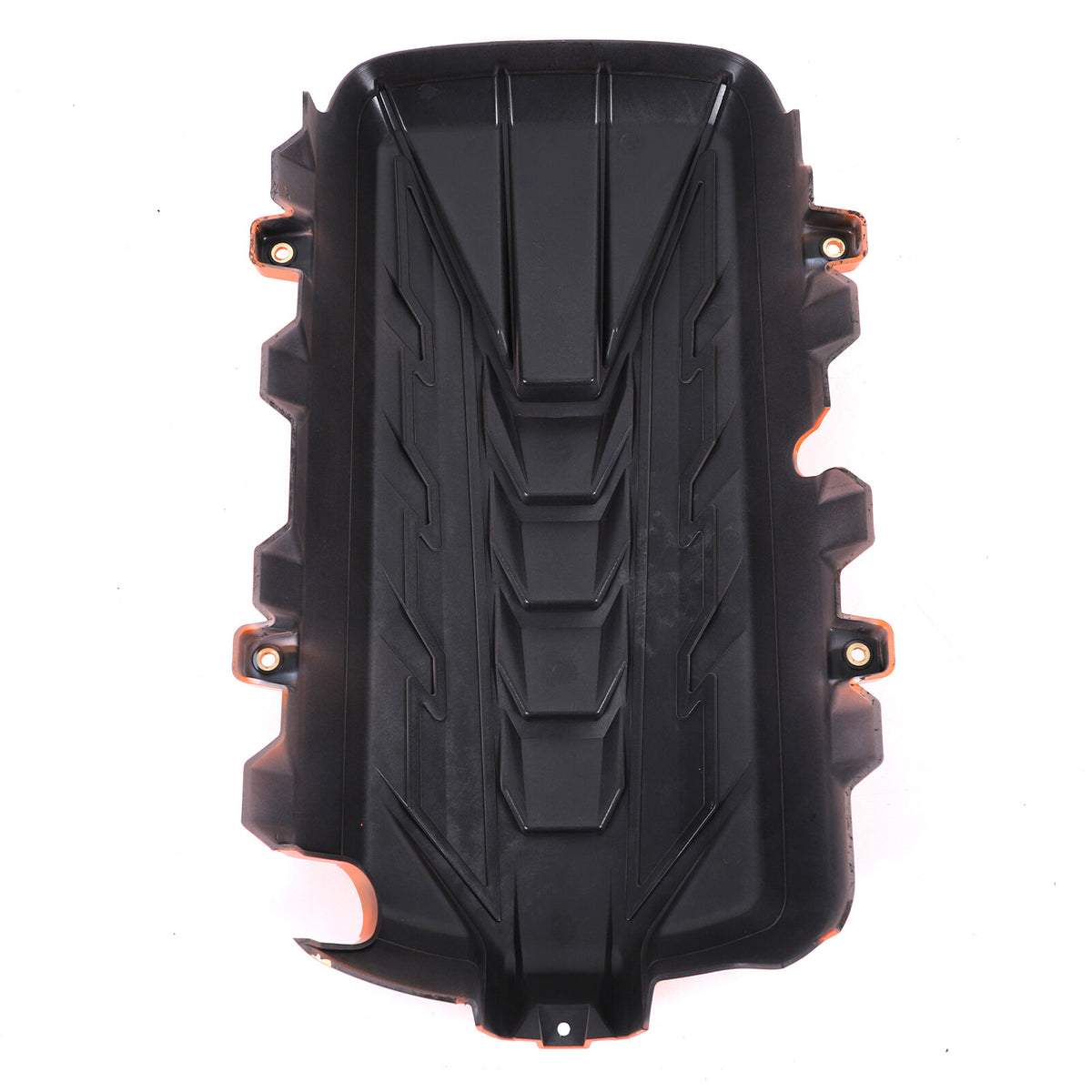 Orange Engine Bay Panel Cover Trim in Edge Black For Corvette Coupe C8 2020-2026 6