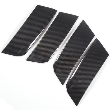 Real Carbon Fiber Side Fender Vents Panel Trim Kit For Corvette C6 2005-2013 12