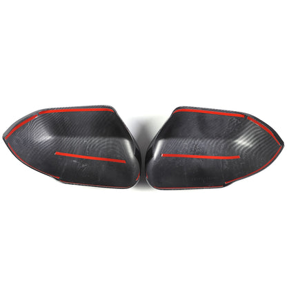 ABS Carbon Fiber Side Mirror (Non-Turn Signal)Trim For Toyota Tundra/Sequoia 22+ 4