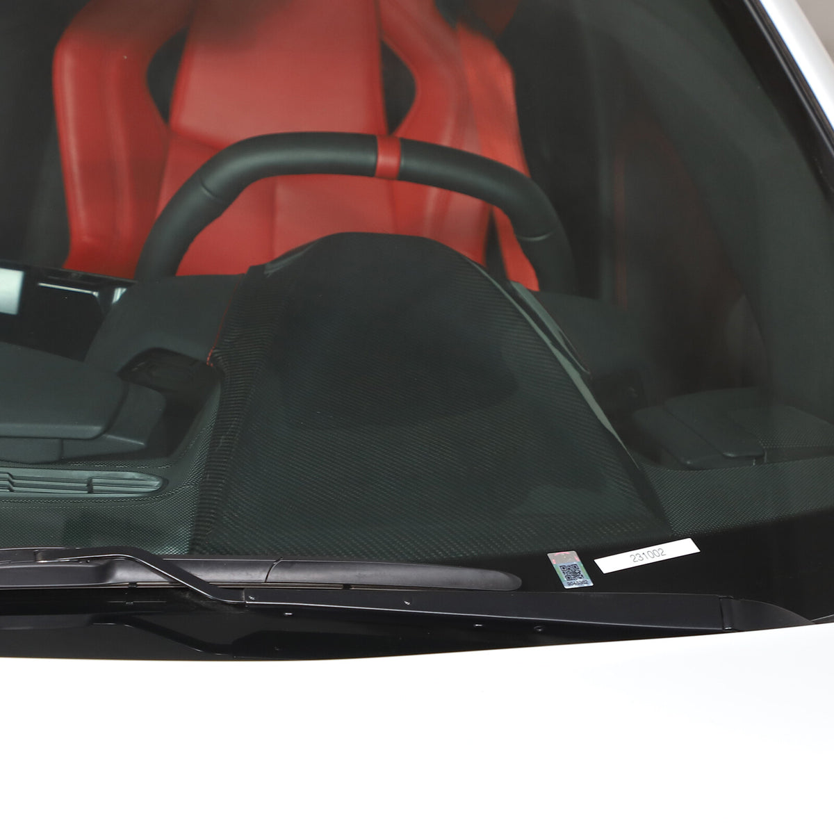 Real Carbon Fiber Dashboard Instrument Upper Cover for Corvette C8 20-25 US 15