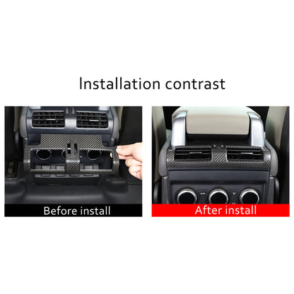 Real Carbon Fiber Rear Air Outlet Vent Panel Trim Cover For LR Defender 2020-24 22