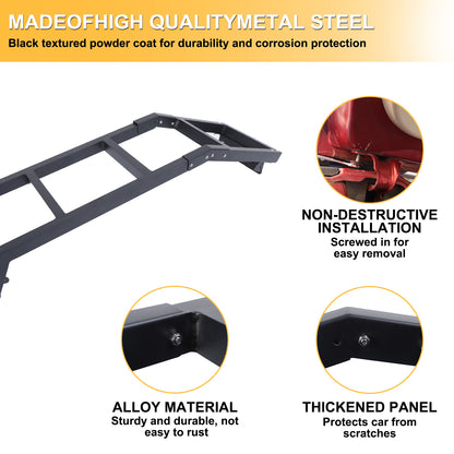 Off-Road Rear Hatch Tailgate Ladder For LR Freelander 2 LR2 L359 2007-15 US 14