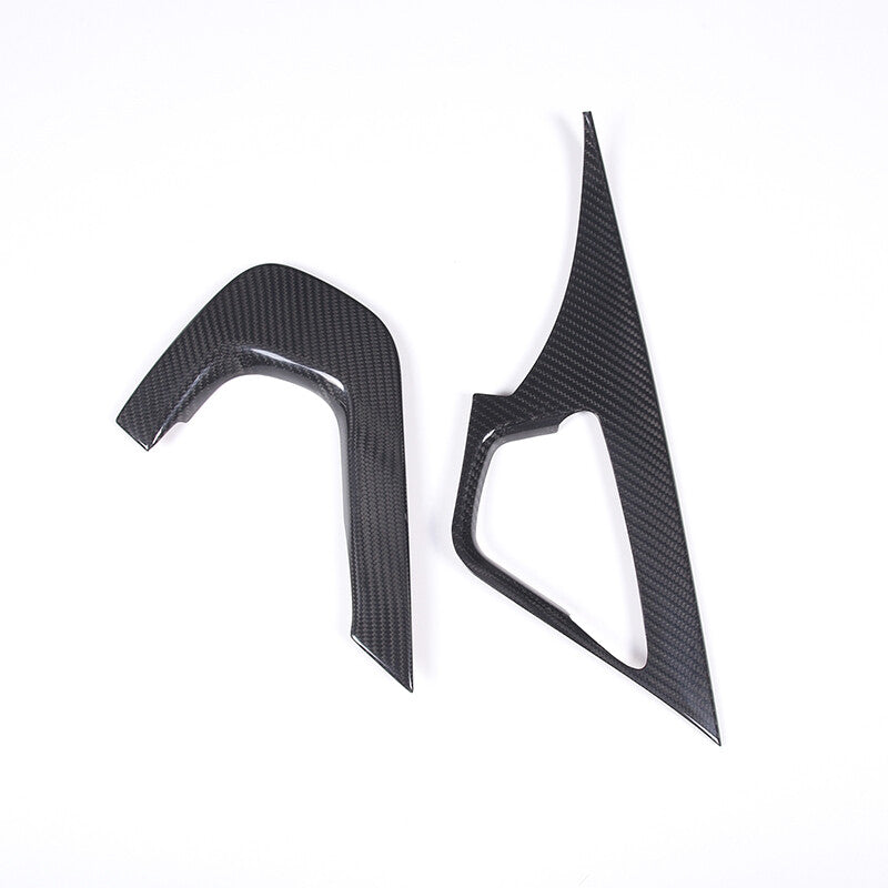 Real Carbon Fiber Interior Dashboard Trim Cover Decor Kit For Corvette C7 14-19 62