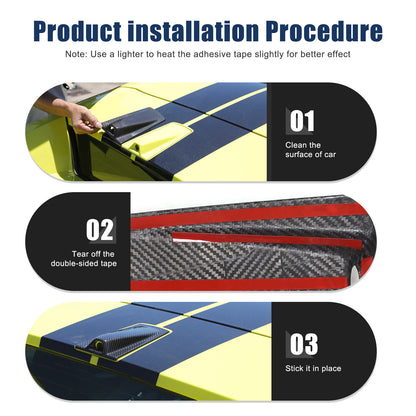 Real Carbon Fiber Full Exterior Set Decor Cover Trim Kit For Corvette C8 2020-26 72