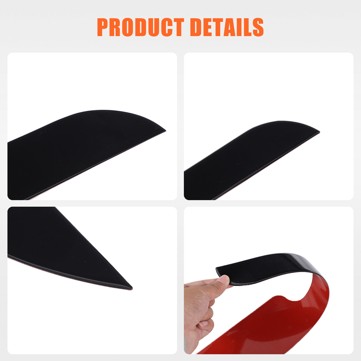 Piano Black Door Interior Anti-kick Panel Trim Sticker for Hummer H2 2003-2007 15