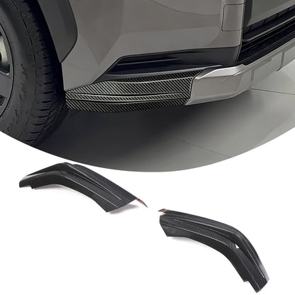 Carbon Fiber ABS Front Bumper Corner Molding Trim For Toyota RAV4 XA60 2026+ 2