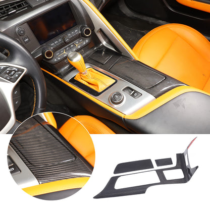 Real Carbon Fiber Interior Dashboard Trim Cover Decor Kit For Corvette C7 14-19 240