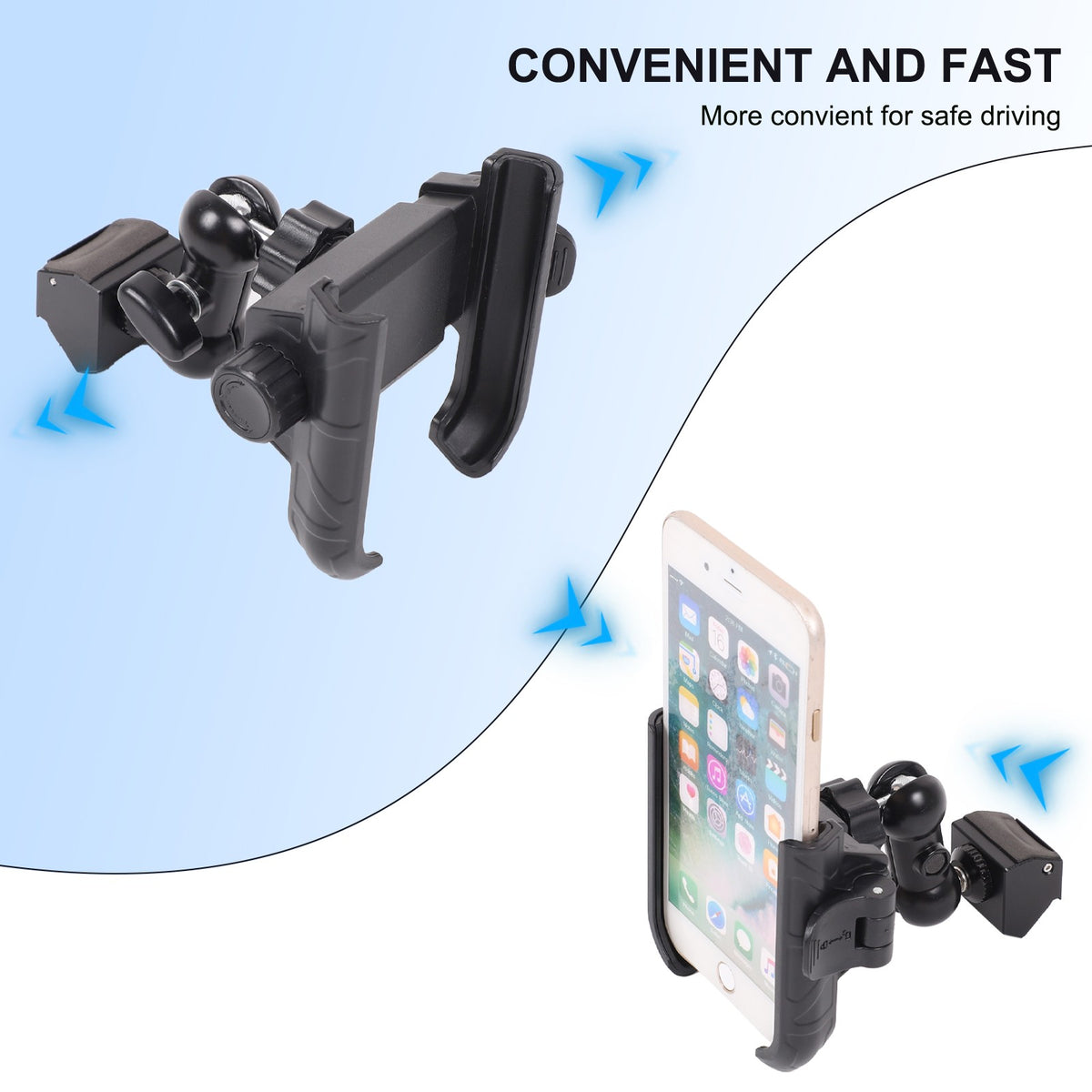 Inner Dashboard Air Vent Phone Holder Mount Bracket For Corvette C8 2020-2025 57