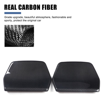 Real Carbon Fiber Rear Seat Headrest Cover For BMW M3 F80 M4 F82 F83 M2C 6