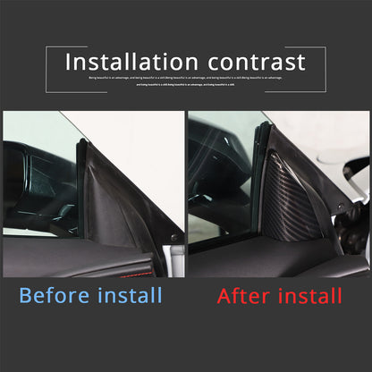 Carbon Fiber ABS Interior Full Decor Cover Trim Kit For Corvette C8 2020-2025 - Styles 31-35 26