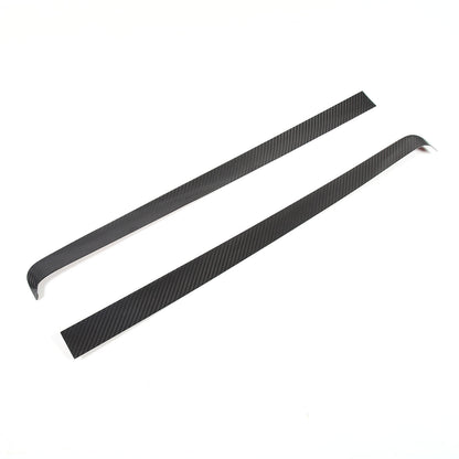 Real Dry Carbon Fiber Center Console Interior Trim Cover For Tesla Model 3 2023+ 24
