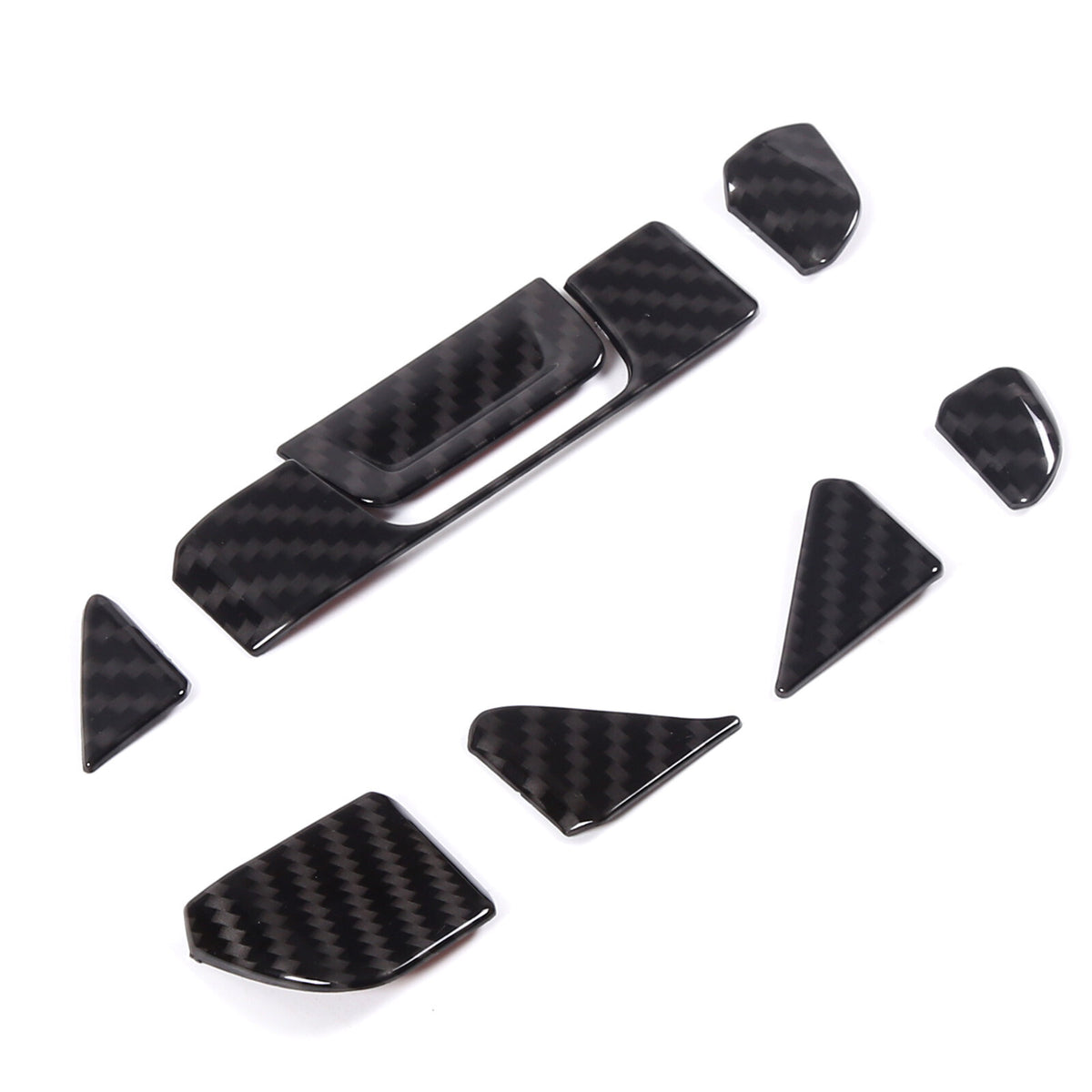 Carbon Fiber ABS Interior Full Decor Cover Trim Kit For Corvette C8 2020-2025 - Styles 26-30 76