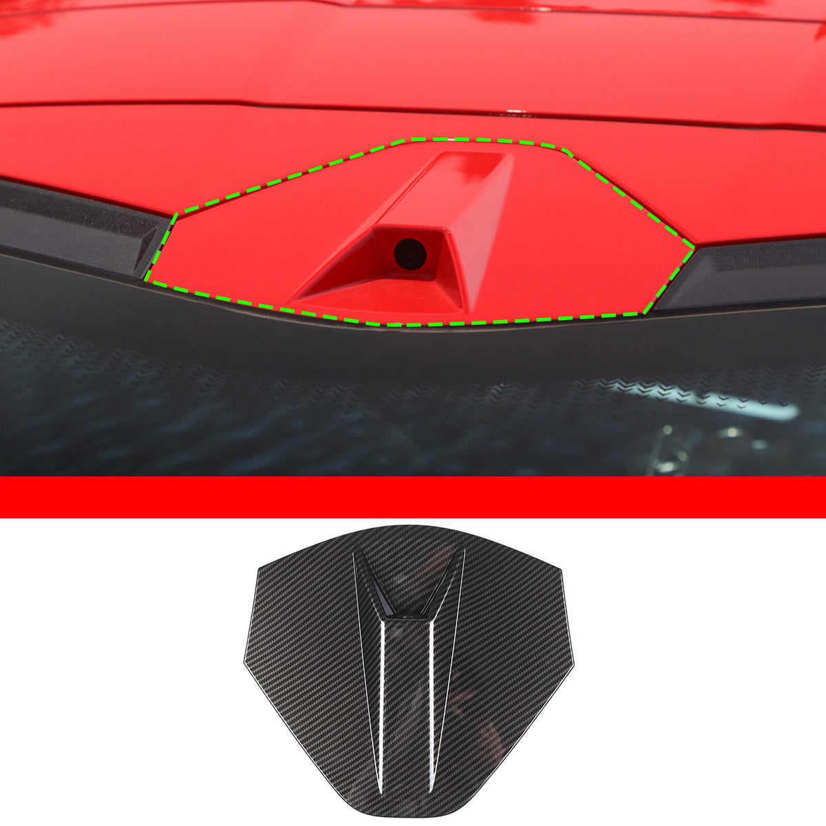 Car Exterior Decoration Cover Trim Kit Accessories For Corvette C8 Coupe 20-25 70
