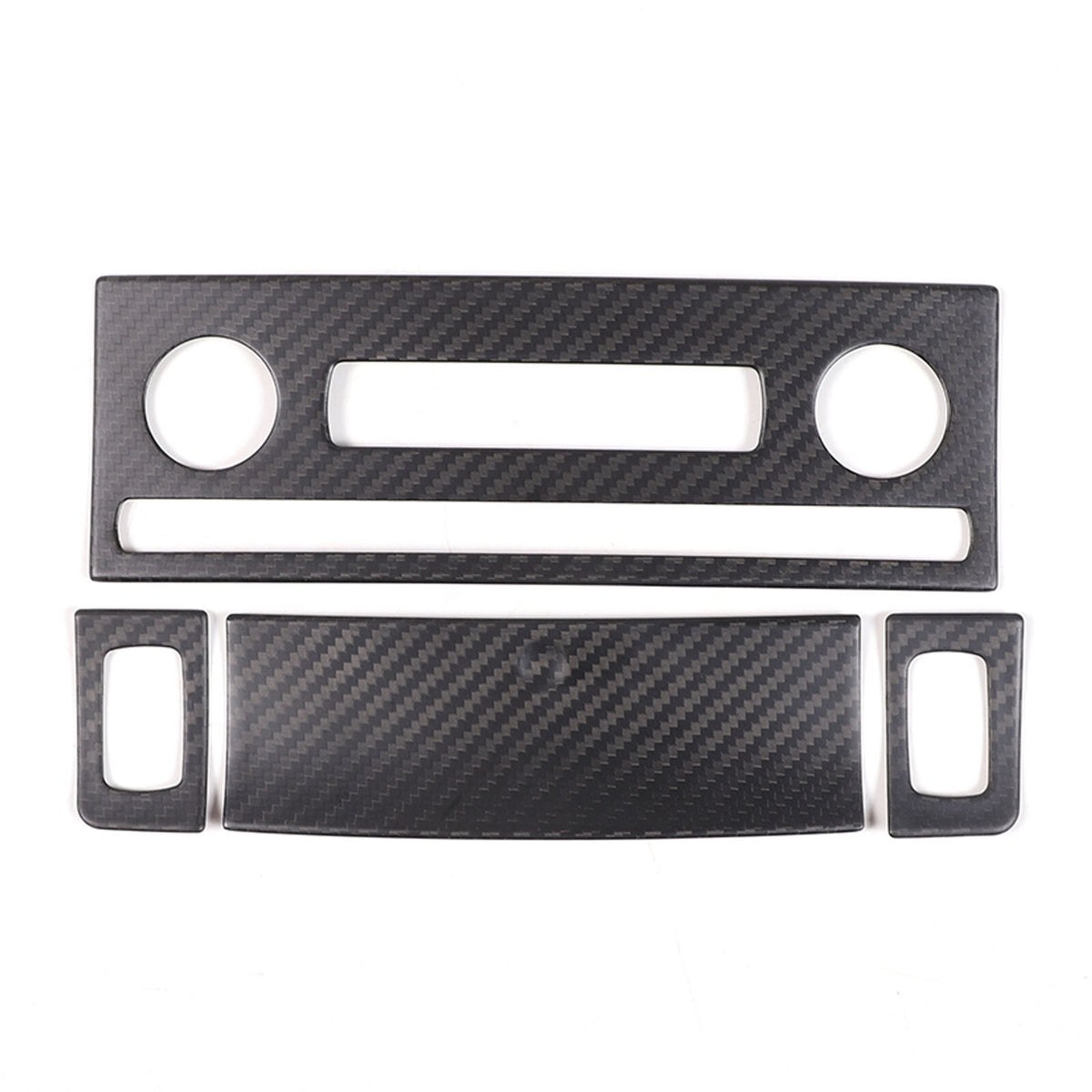 Matte Dry Real Carbon Fiber Center Console Trim Cover For Corvette C6 2005-13 3