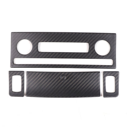 Matte Dry Real Carbon Fiber Center Console Trim Cover For Corvette C6 2005-13 3