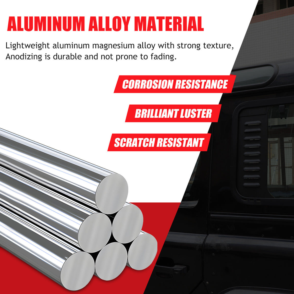 Rear Window Glass Louver Air Vent Panel Trim For LR Defender 110 L316 04-18 18