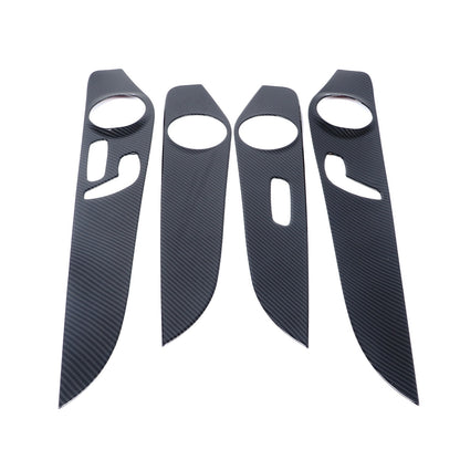 ABS Carbon Fiber Interior Door Panel Trim Cover For Benz C-Class W205 2015-21 US 11