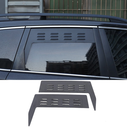 Alloy Rear Window Louver Shutter Cover Trim For Subaru Forester 4th SJ 13-18 US 13