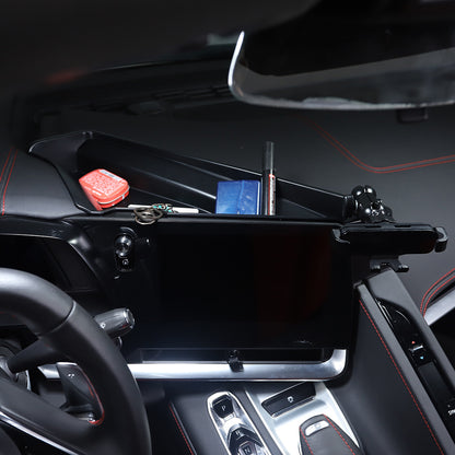 Center Console Interior Dashboard Phone Holder Mount Bracket For Corvette C8 20+ 67