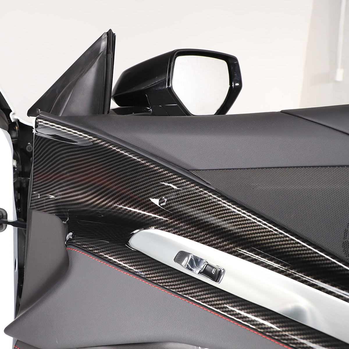 Carbon Fiber ABS Interior Full Decor Cover Trim Kit For Corvette C8 2020-2025 - Styles 36-40 48