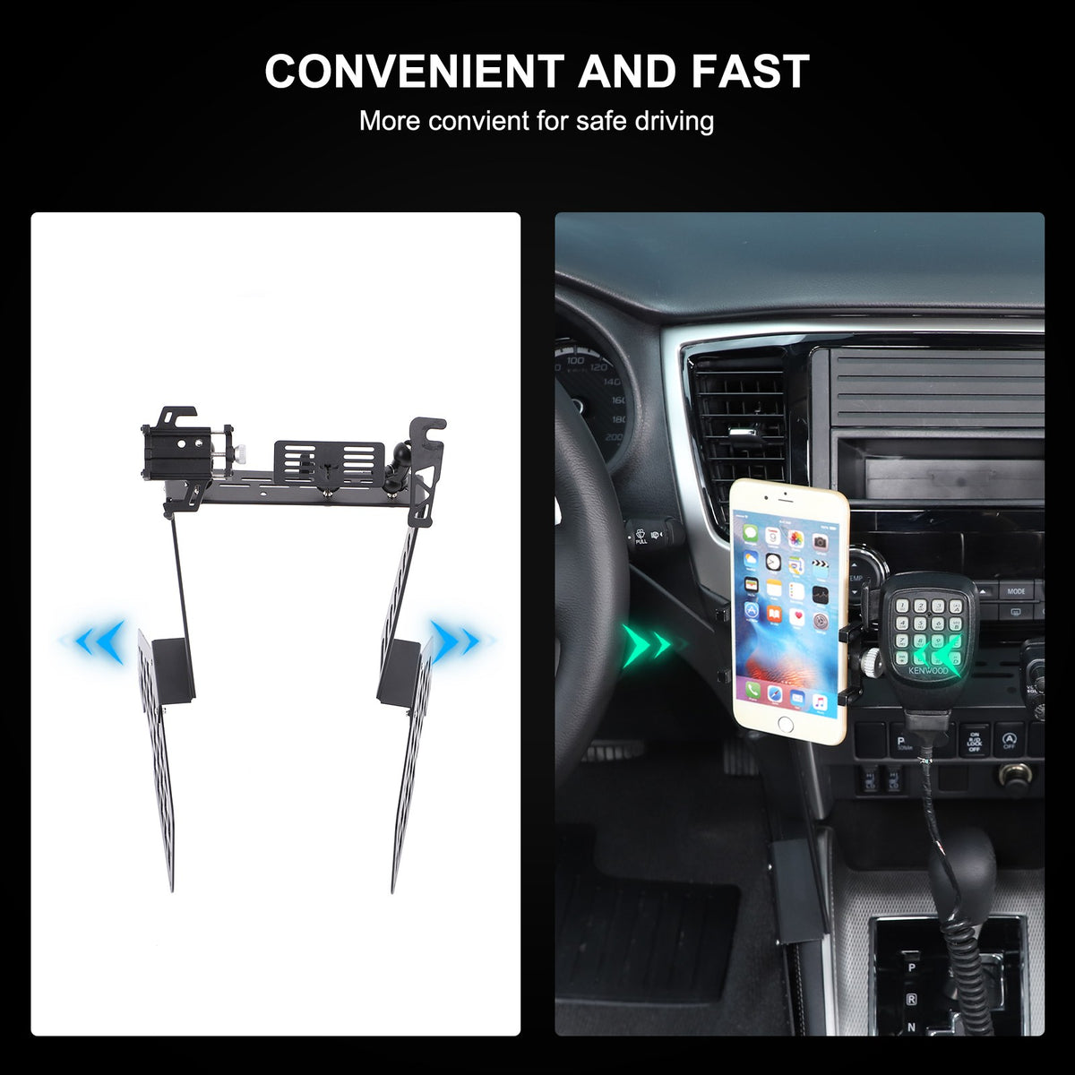 Off-Road Center Gear Shift Expansion Platform For Mitsubishi L200 Triton 2019-23 14