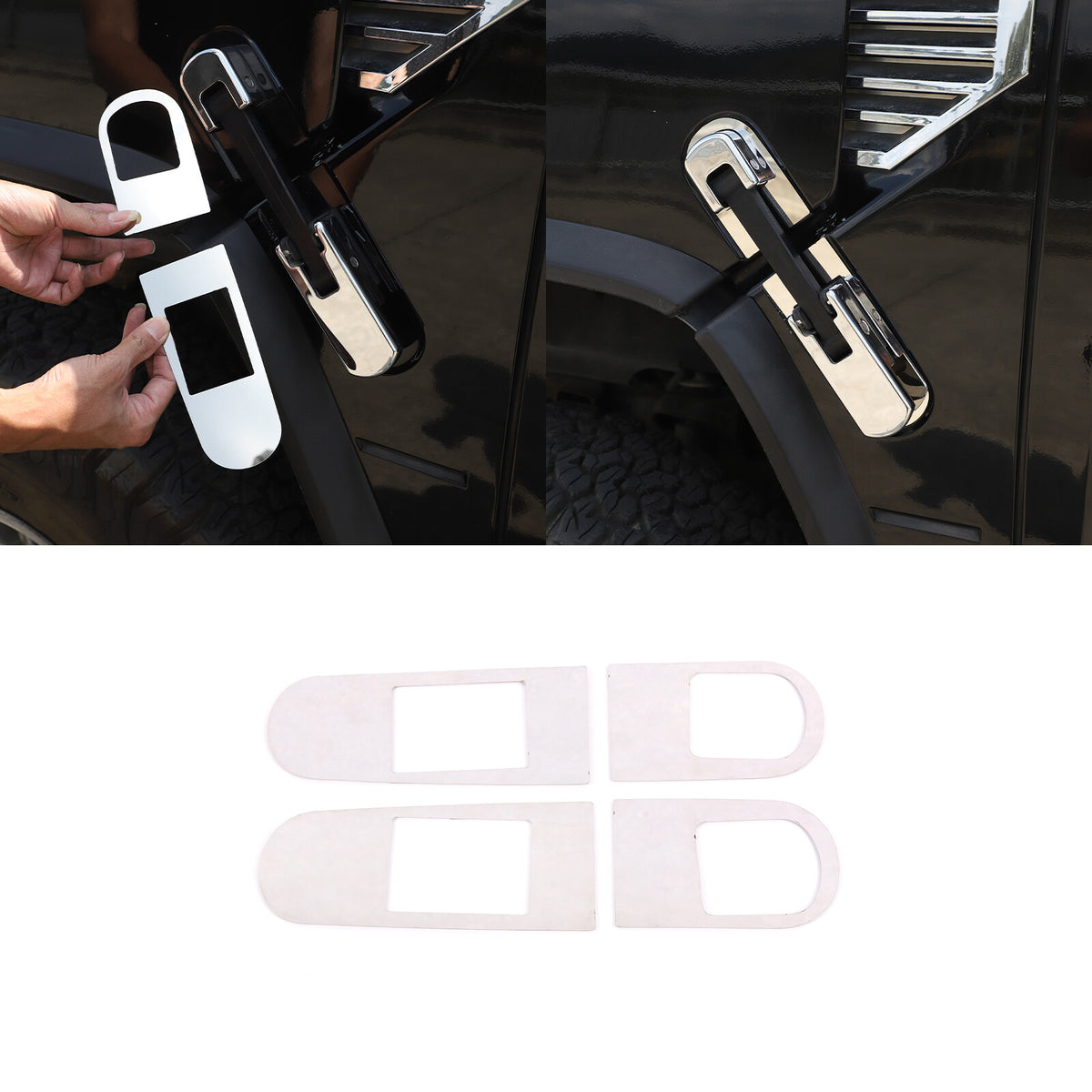 21PCS Front Engine Hood Air Outlet Vent Accent trim cover For Hummer H2 2003-09 11