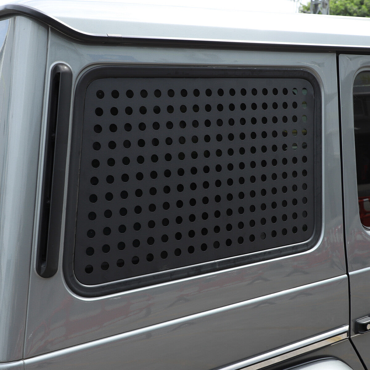 Alloy Trunk Quarter Window Cover Trim for Benz G-class W463 G500 G55 G65 04-18 6