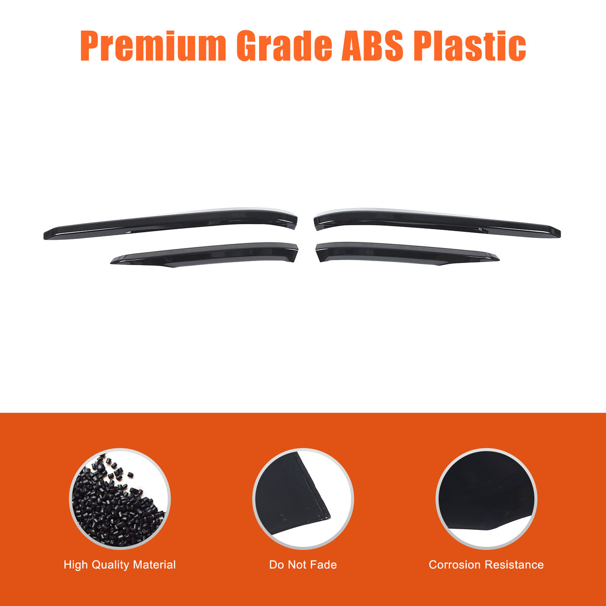 Glossy Black Rear Bumper Corner Trim Cover For Cadillac Escalade 2021-2025 7