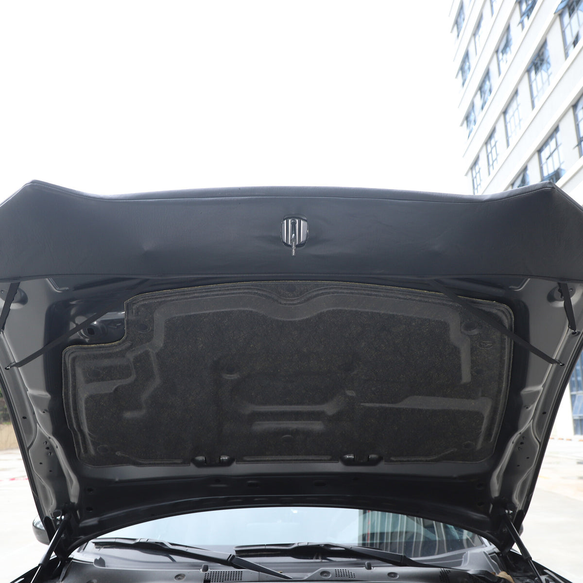 Black Car Bonnet Hood Bra Protector Mask Cover For Mazda MX-5 2016-2023 19