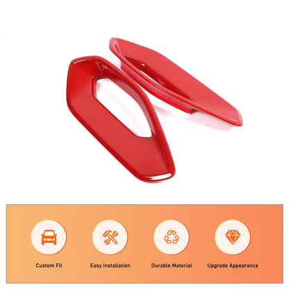 Sport Red ABS Center Console Side Armrest Trim Cover For Nissan Frontier 22+ US 12