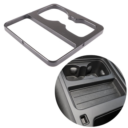 Black Aluminum Cup Holder Spacer Riser For Land Rover Defender L663 2020-2021 10
