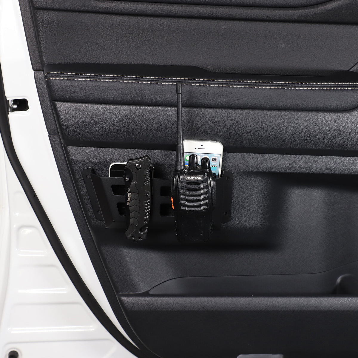 Black Car Door Storage Box Molle Panel Basket For Toyota Land Cruiser LC250 24+ 3