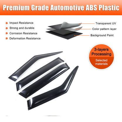 For Range Rover Vogue L460 2023+ Window Wind Visor Rain Guard Vent Deflector 8
