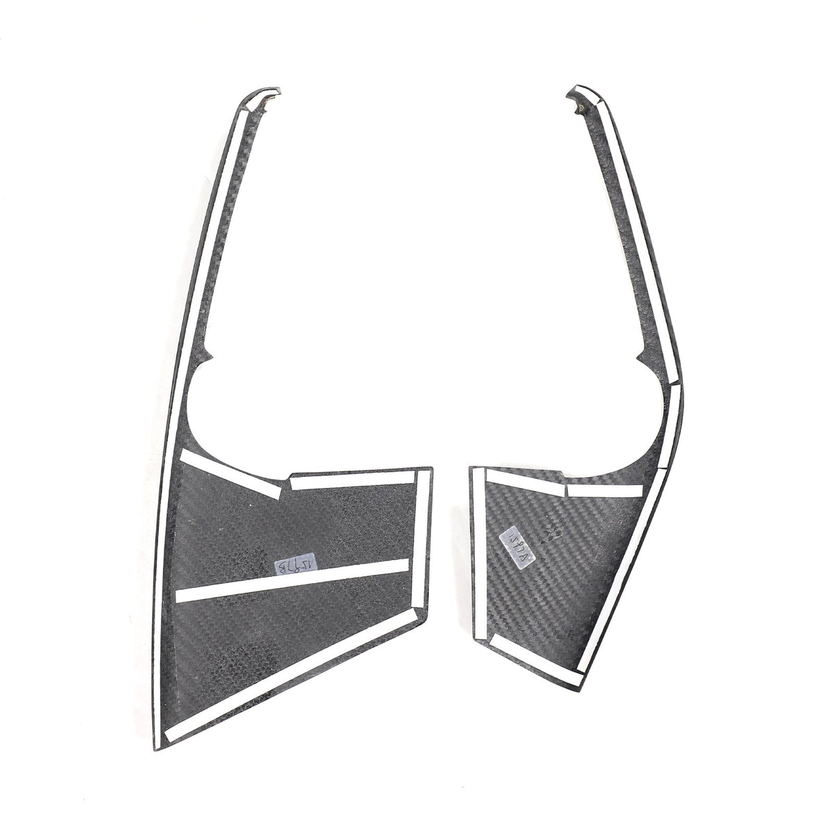 Real Carbon Fiber Mode Button Side Cover Trim For Nissan GT‑R R35 2008‑2016 15
