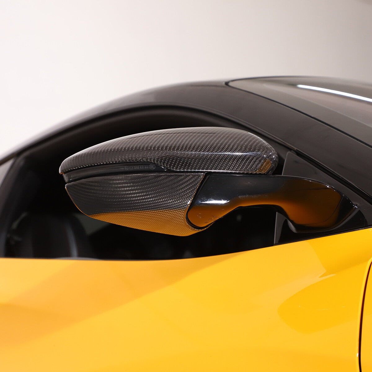 2pcs Real Carbon fiber Side Rear Mirror Cover Caps Set For Lotus EMIRA 21-25 US 11